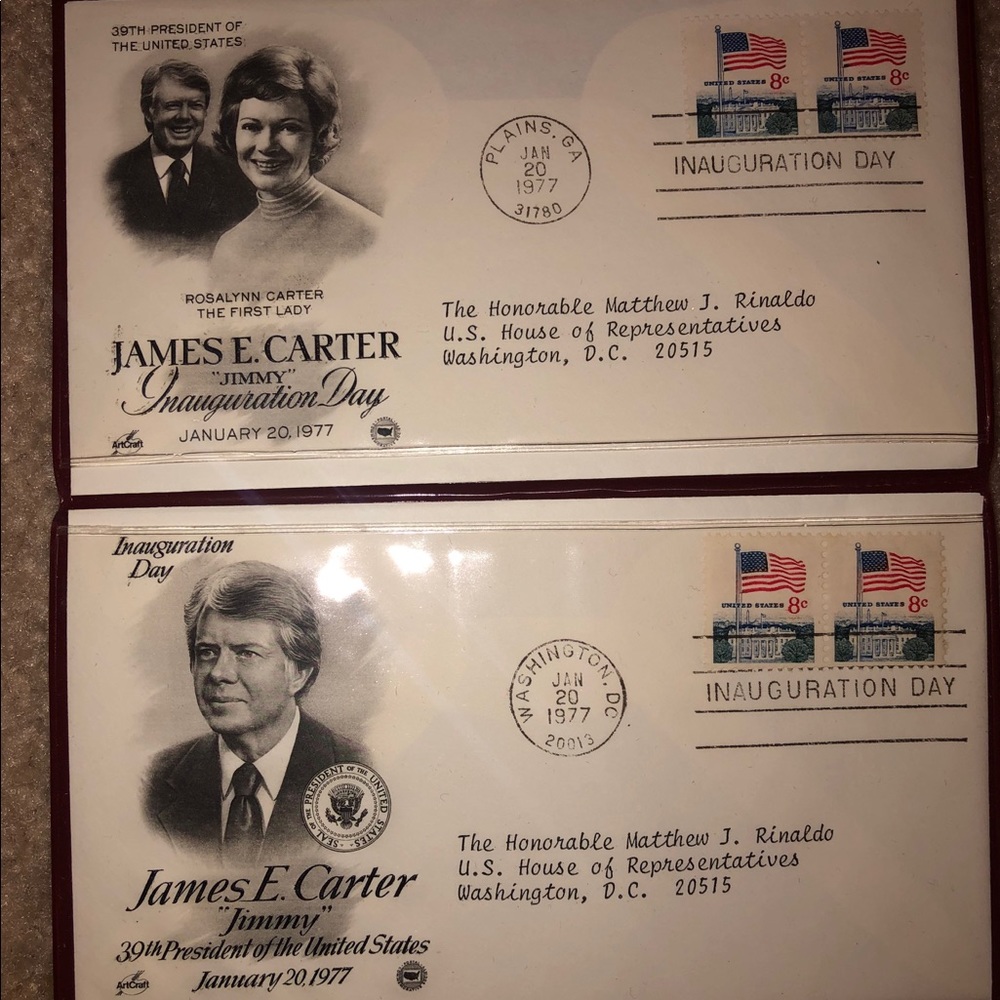 President Carter Inauguration First Day Cover 1977